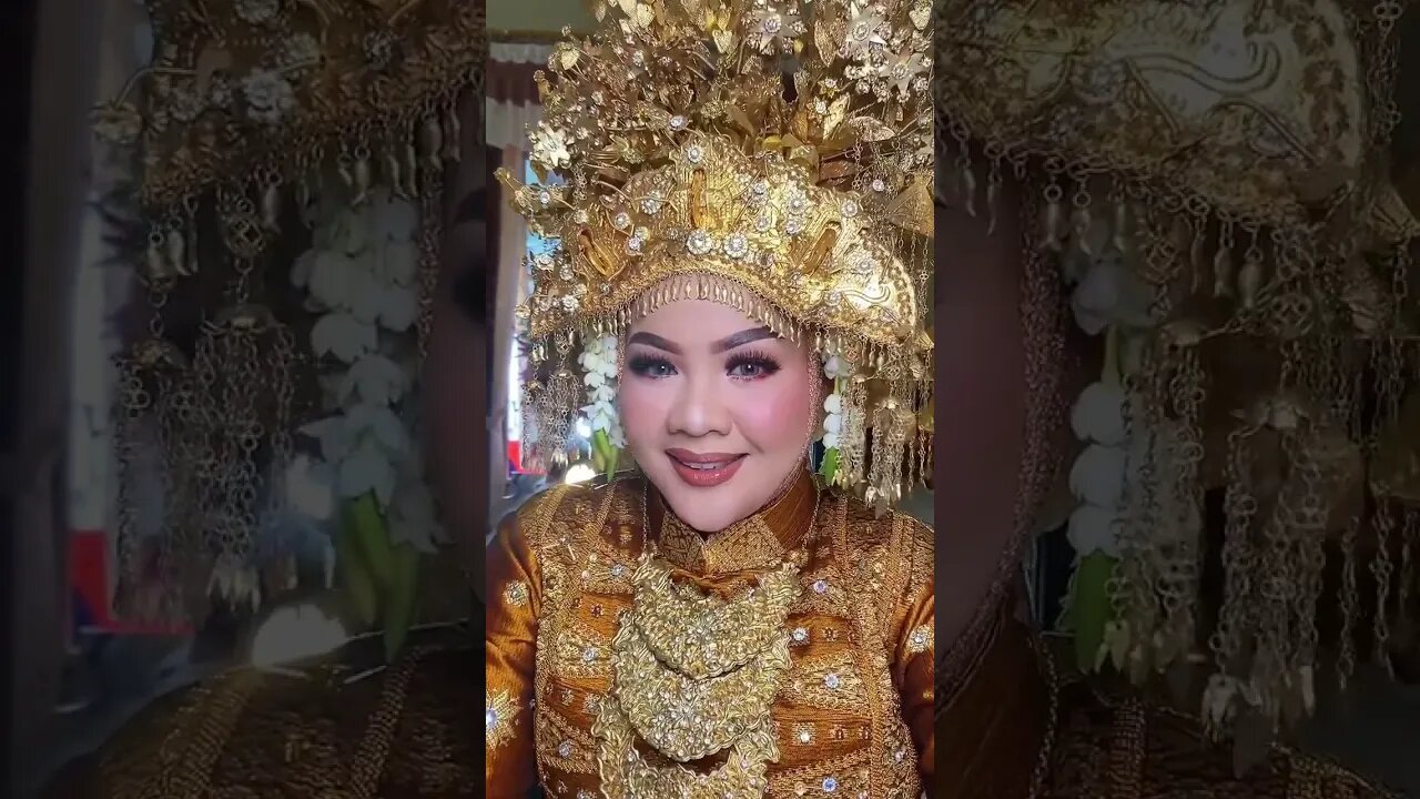 CANTIK BANGET ! PENGANTIN ADAT PALEMBANG -SUMATERA SELATAN- INDONESIA #short #shorts #shortvideo