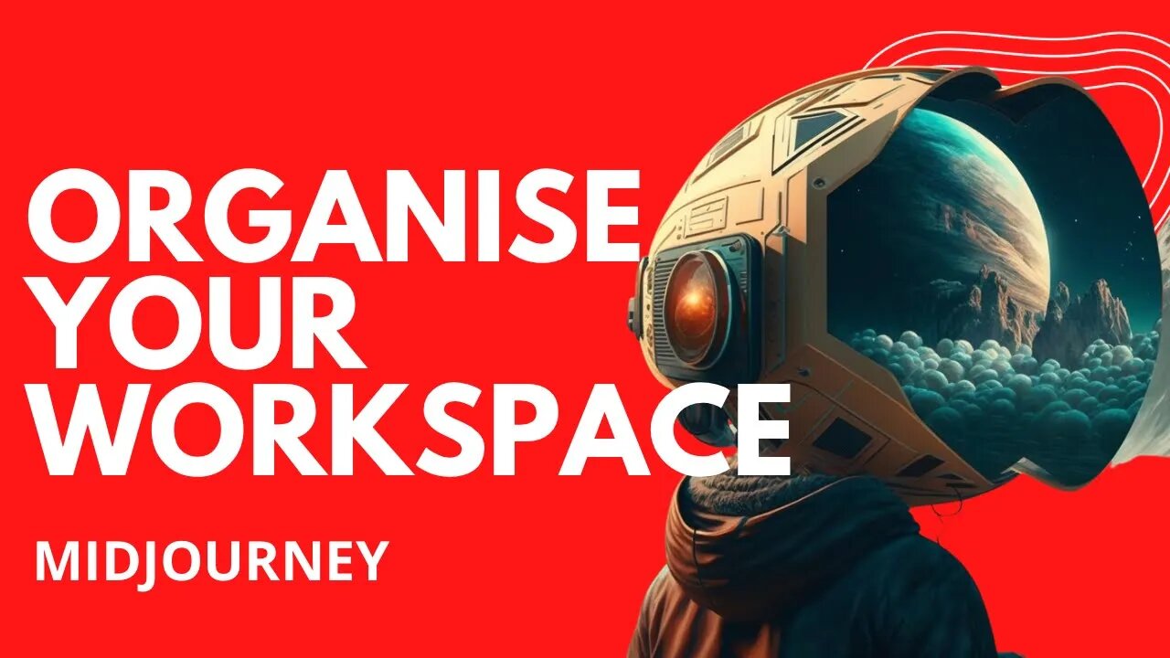 Part 4 - Midjourney Tutorial - Organise Workspace