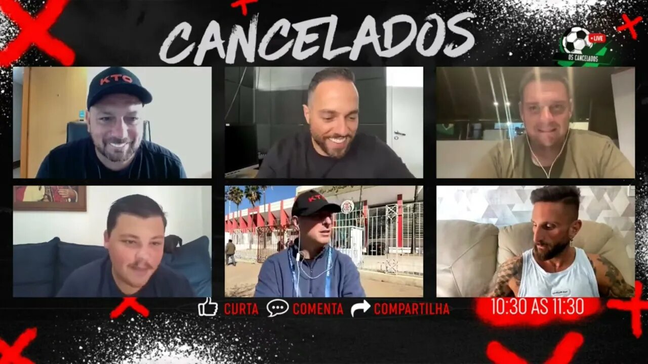 Os Cancelados 09/02/23 - Enfim o Presuntinho assume seu time de coração!!!