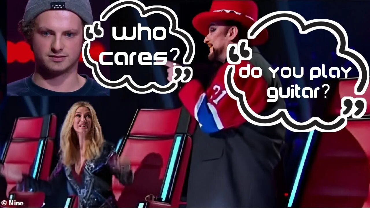 Boy George Walks Of Stage After Incredible Audition By Daniel Shaw | The Voice Australia