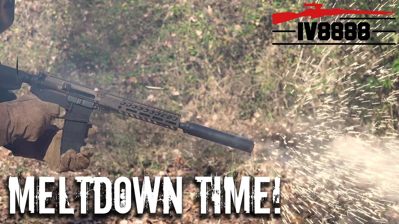 AR Upper AND Silencer MELTDOWN with Dire Armory!