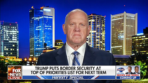 Trump Incoming 'Border Czar' Tom Homan Outlines Plan For Mass Deportaions