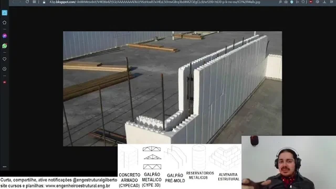 Parede estrutural não tem a resistência de ensaio Eng Estrutural