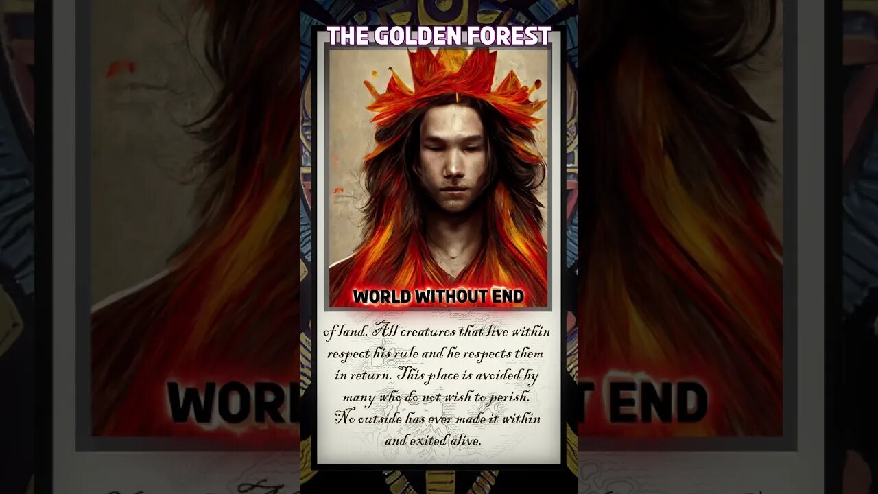 The Golden Forest: Original Dark Fantasy/Sci-Fi Fictional RPG/Story World Location Short Lore video