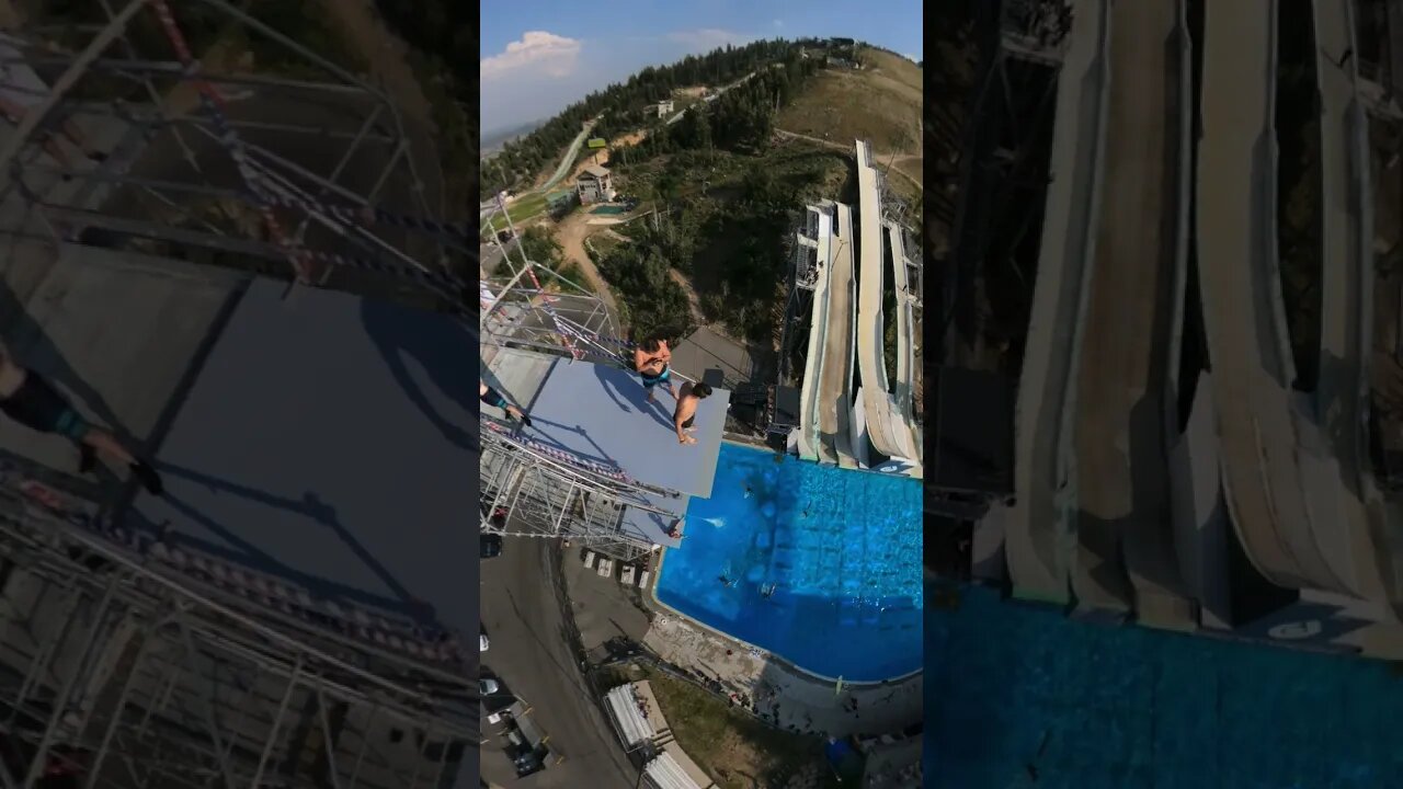 Jumping Off A Redbull Diving Platform!