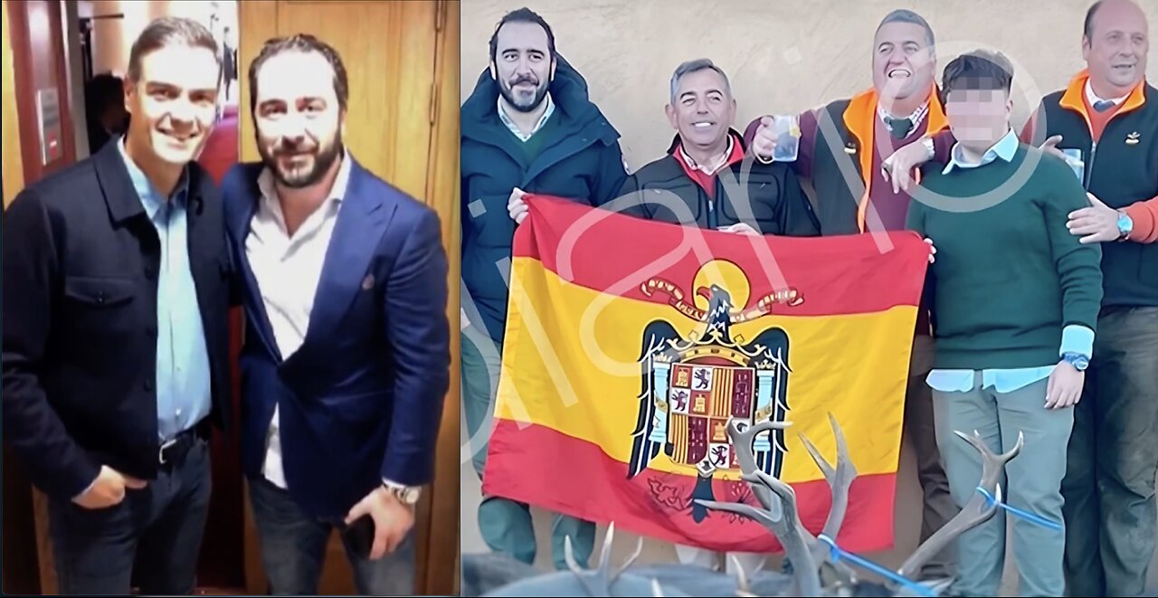 La relación de Aldama Con Pedro Sánchez y Delcy Rodríguez. El avión y las maletas. Bandera de Franco
