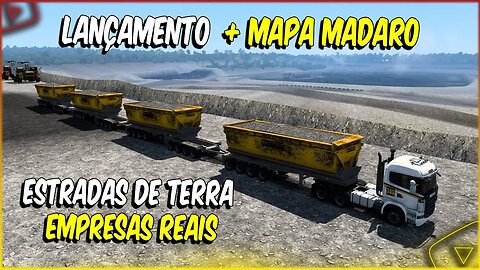 Novo Mapa com Estradas de Terra e Empresas Reais para Euro Truck Simulator 1.46