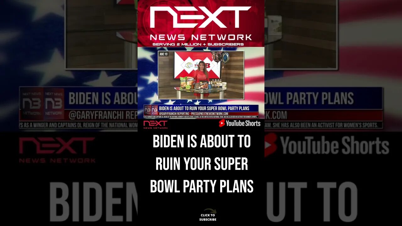 Biden is About to RUIN Your Super Bowl Party Plans #shorts