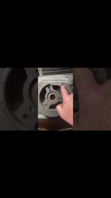 Check your harmonic balancer - especially if you have a high mileage car. #jeep #xj #diy