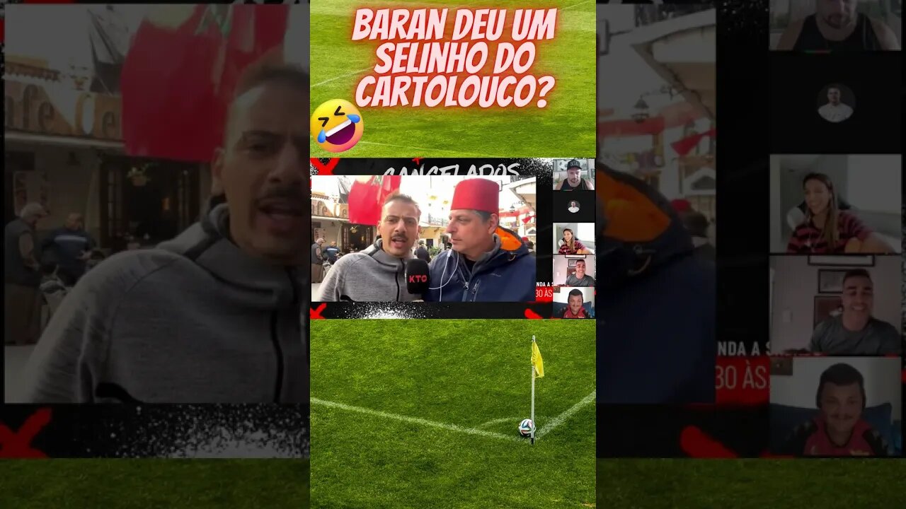 Baran tirou o selinho do Cartolouco? #cartolouco #shortsvideo #shortsviral #futebol #viralreels