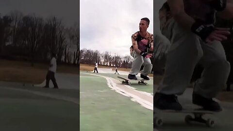 🔥Willow front smith back shuv out on the flat bar at Millersville #skatepark #skateboarding #skate