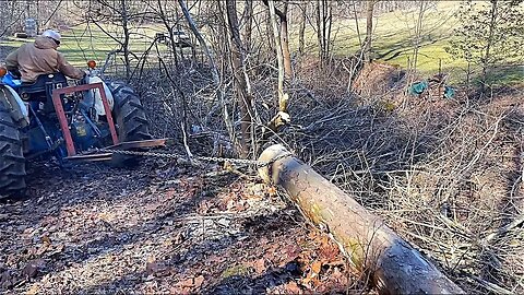 A Country Boy Can Survive, Logging With A Classic Ford Tractor