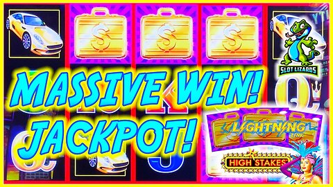 D's FEELING IT! Lightning Link High Stakes Slot JACKPOT HANDPAY! MASSIVE WIN!