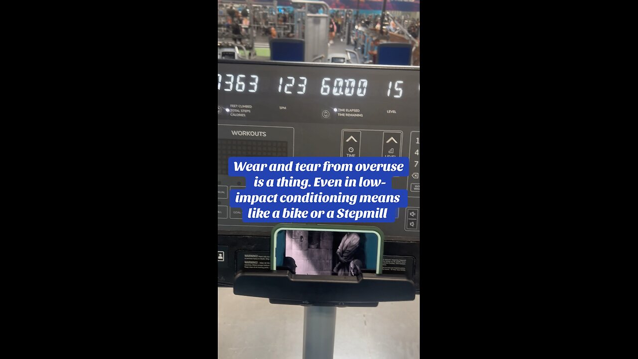 20240531 Day 782 Part-1 - Lifefitness Stepmill, “Conjugate Conditioning”