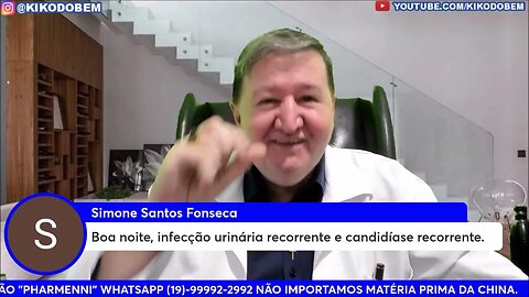 Infeccção urinária candidíase curcumina com piperina + prata colodal