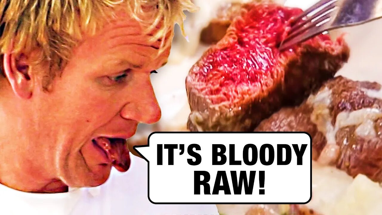 Times Gordon Was Served RAW FOOD! (Kitchen Nightmares)