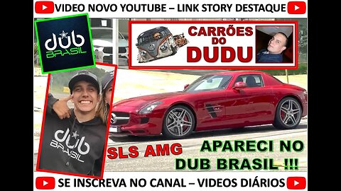 Carrões do Dudu no canal @dubbrasilyt FLAGRA Mercedes Benz SLS AMG gullwing AV EUROPA SP 22/01/23