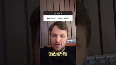 AGIX E SDAO PODEM SUBIR 100X ATÉ 2025 #shorts