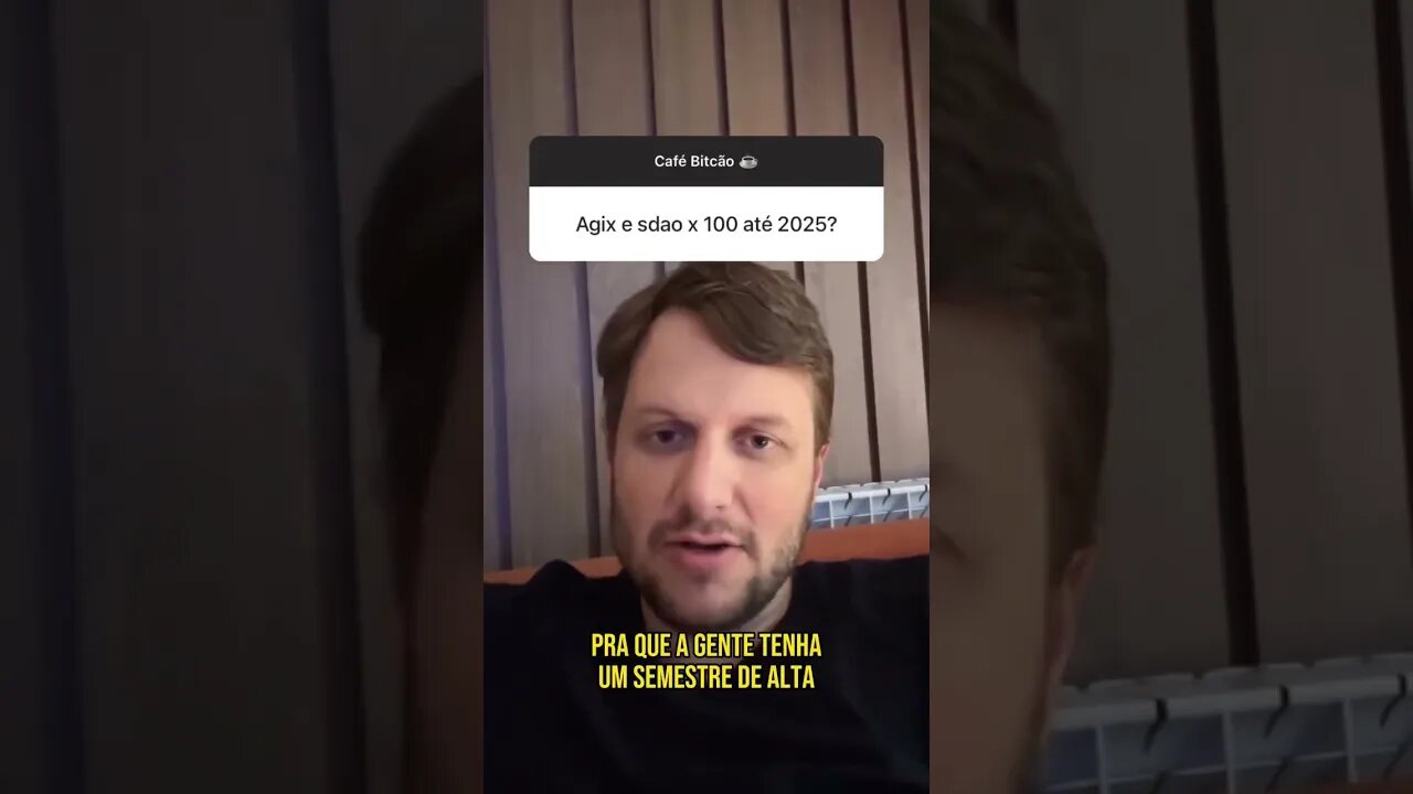 AGIX E SDAO PODEM SUBIR 100X ATÉ 2025 #shorts