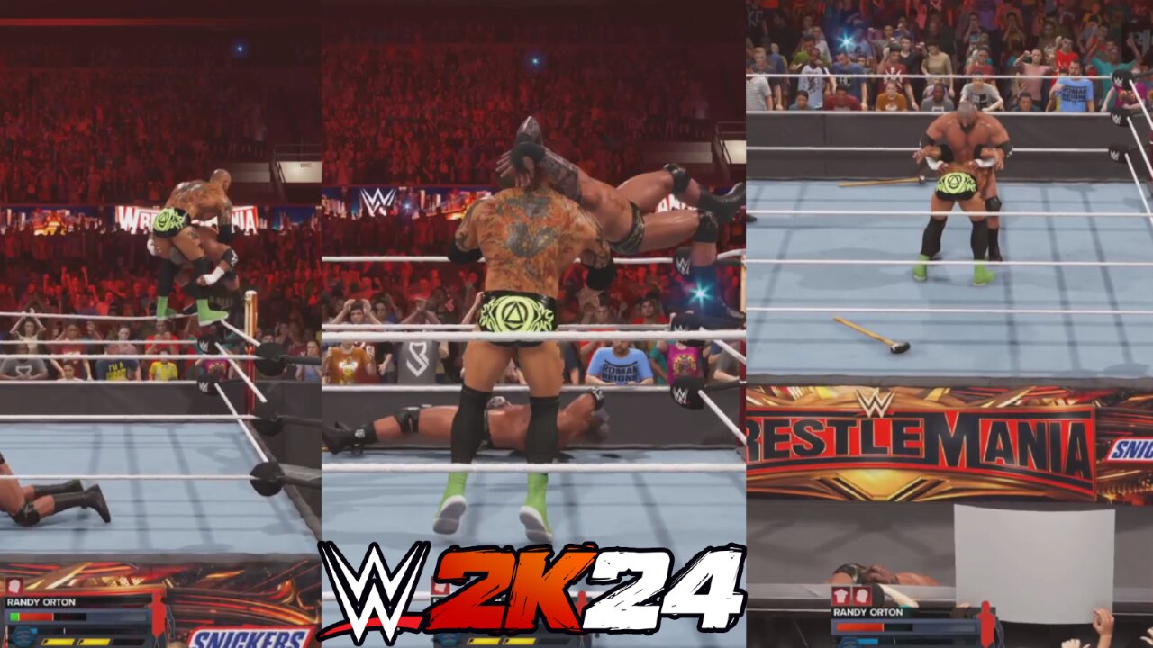 WWE 2K24: Randy Orton VS Triple H VS Batista - Triple Threat Match