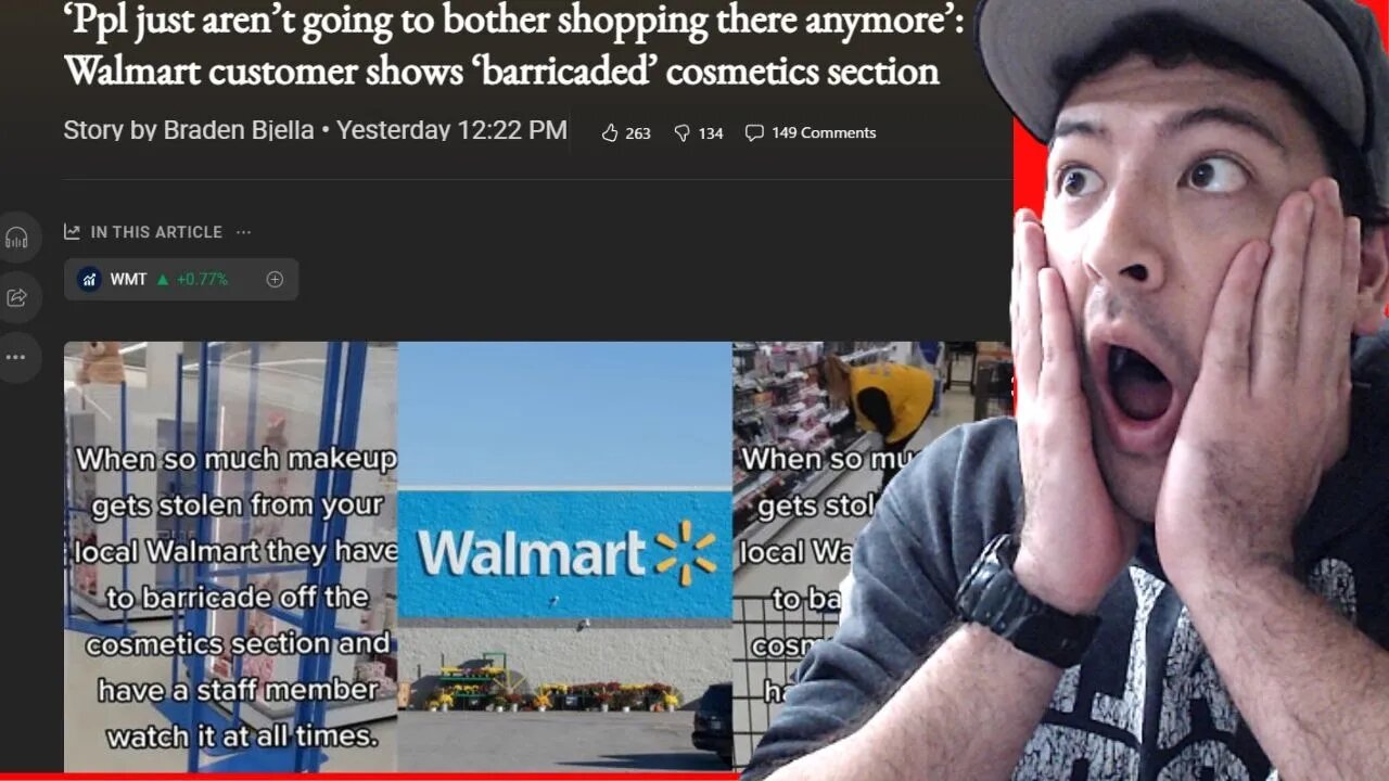 Walmart BLOCKS Off Makeup To Prevent Stealing
