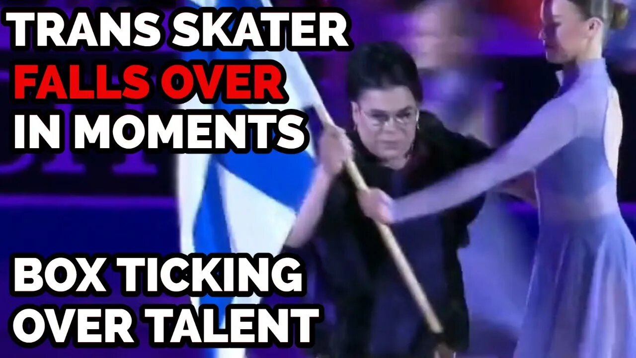 Finnish Trans Figure Skater Falls Over In 45 Seconds But Nobody Allowed To Notice