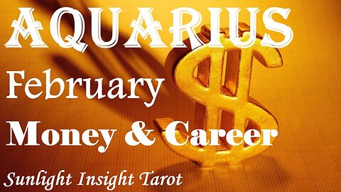 Aquarius *A New Work From Home Offer Could Be A Huge Opportunity For You* February Money & Career