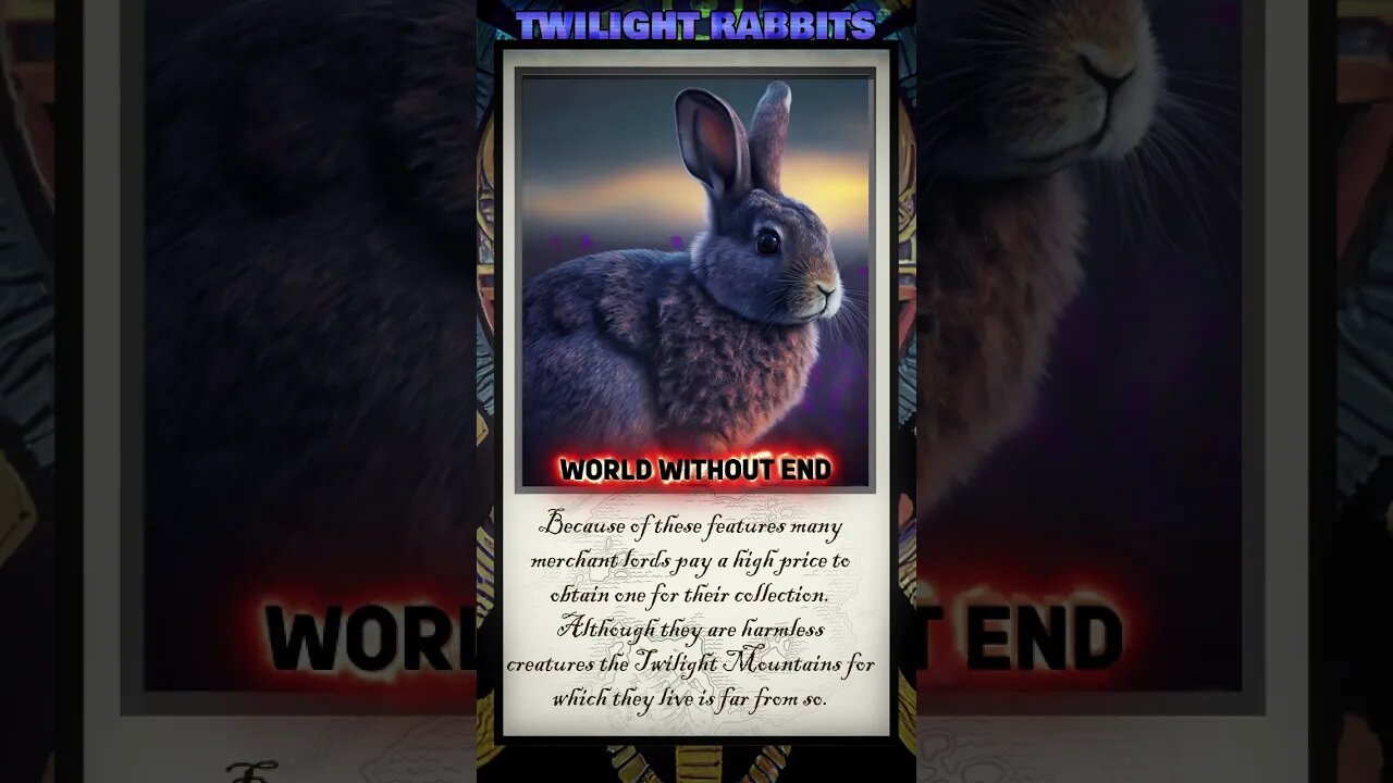 Twilight Rabbits: Creature Bio - Original Dark Fantasy/Sci-Fi RPG New Story World Short Lore video