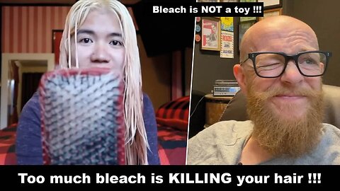 Too much bleach KILLED their hair !!! Hairdresser reacts to hair fails