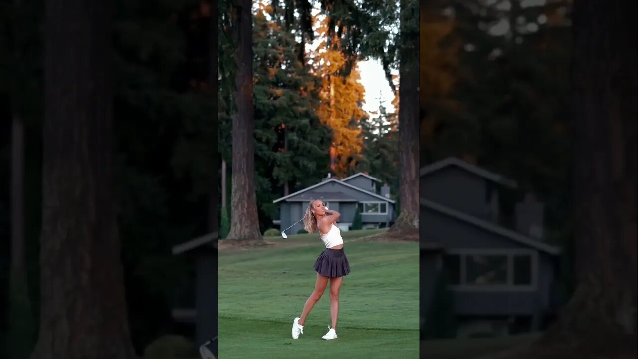 Doesn’t get better than this #golf #golfswing #golfgirl #shorts #replaye #golfing #golfgirls #fyp