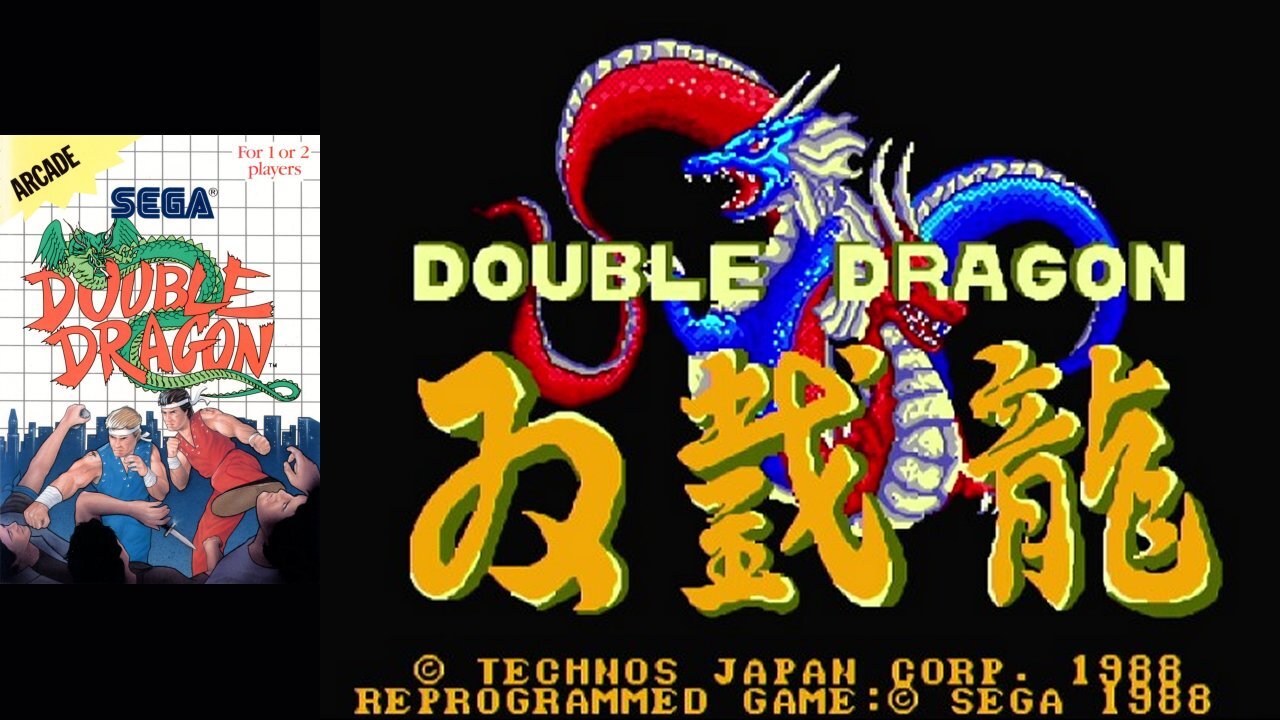 Double Dragon (SMS - 1988) playthrough using almost all punches and weapons