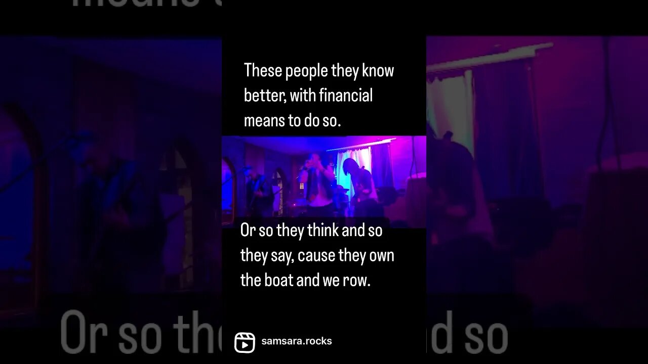 These people they know better, with financial means to do so. Cause they own the boat and we row.