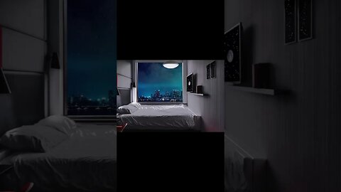 Relaxing rain video| Bedroom raining | short cinematic rain video #shorts