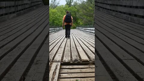 This Hiking Trail Leads To A Gorgeous Bridge Over A Waterfalls #shorts #hiking #waterfalls