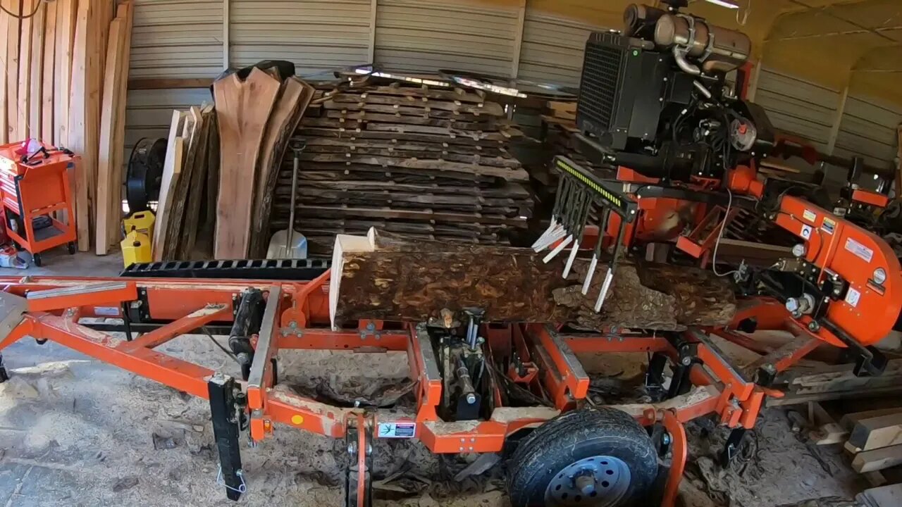 Who Else Is Tired Of High Lumber Prices? Homemade 2x4s on the Sawmill