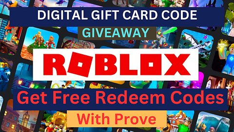 ROBLOX Free Digital Redeem Codes Giveaway 2024 [With Prove] #giftbox #giftcard #freegiveaway #roblox