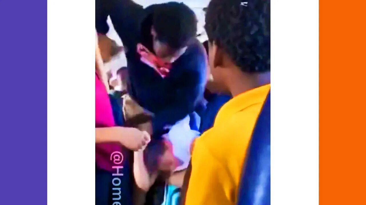 High School Kid Beats Up Little Girls 🟠⚪🟣 NPC Crime