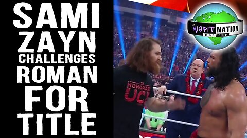 Sami Zayn Challenges Roman Reigns for the Championship!