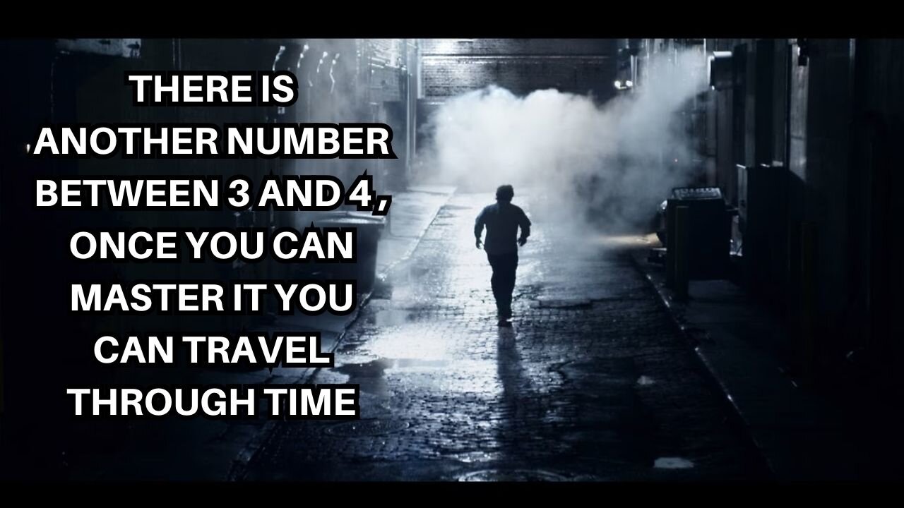 There Is Another Number Between 3 And 4, Once You Can Master It You Can Travel Through Time