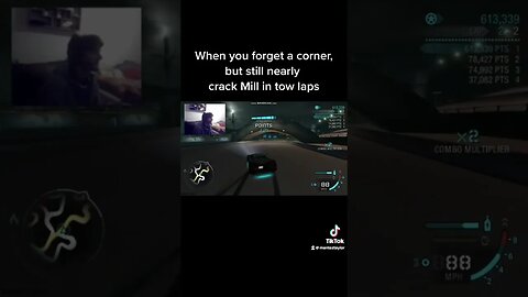 When you forget a corner but still nearly crack a million into laps #nfscarbon