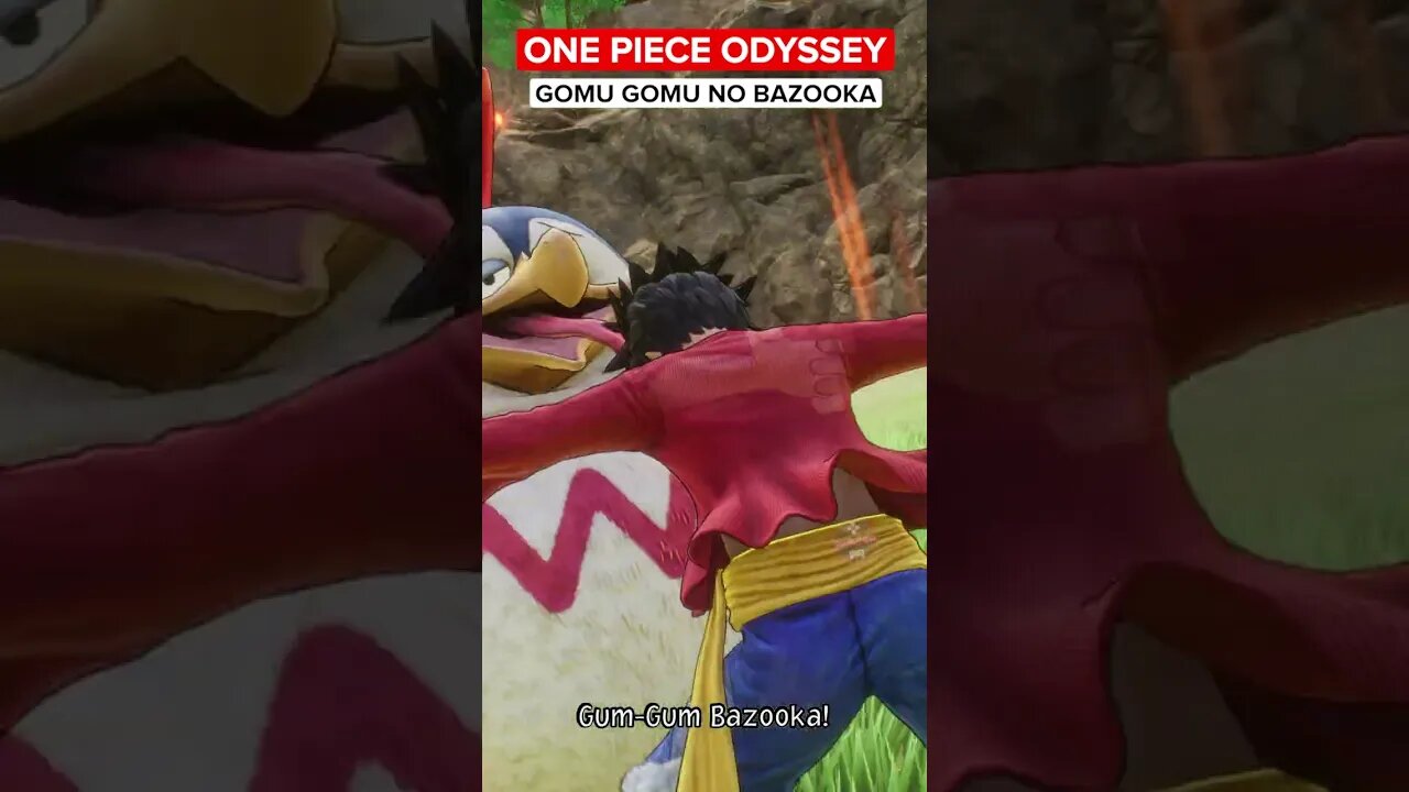 GOMU GOMU NO BAZOOKA - ONE PIECE ODYSSEY | Monkey D. Luffy | [4K 60FPS] #shorts