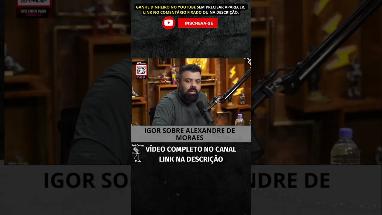 IGOR SOBRE ALEXANDRE DE MORAES #shorts #alexandredemoraes #stf #abusodeautoridade #censura