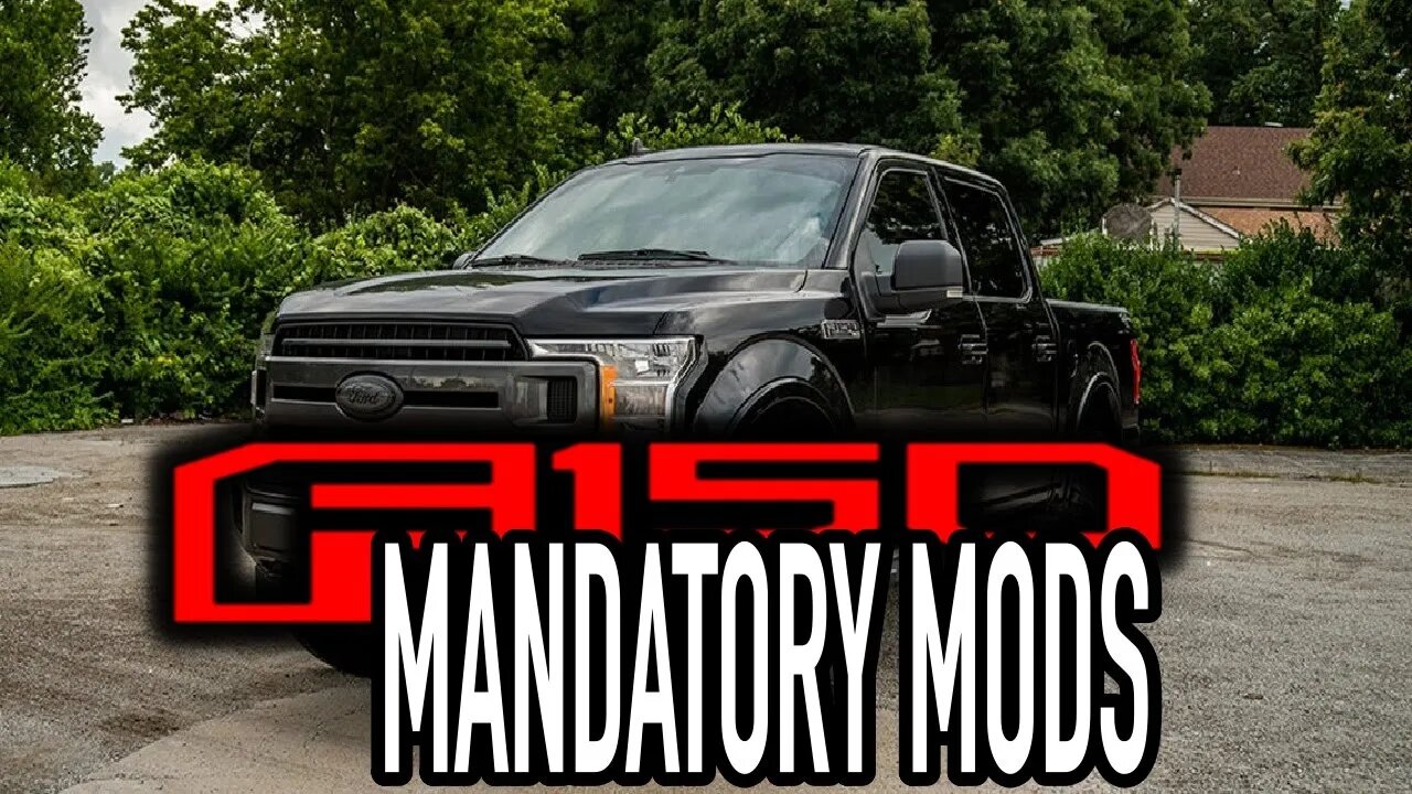 Mandatory F150 truck mods done in Stage I of the build!