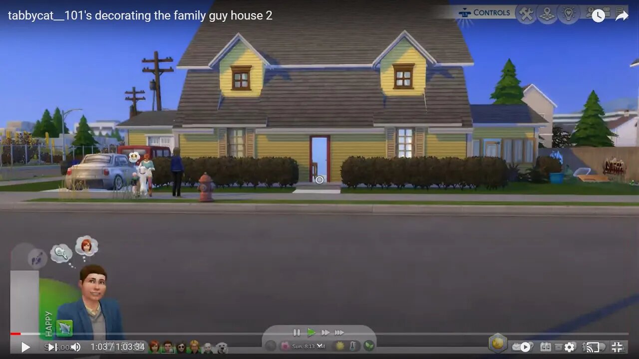 tabbycat__101's decorating the family guy house