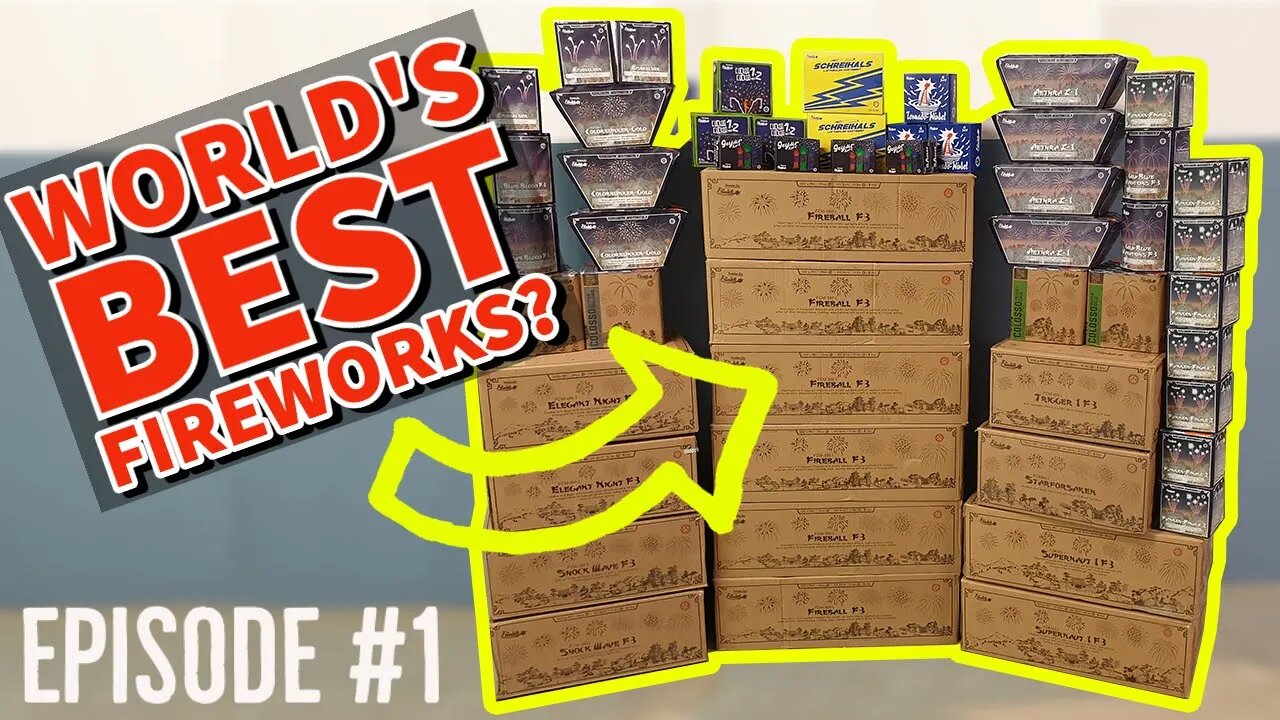 Buying the BEST consumer FIREWORKS in the WORLD! | Funke Friday #1