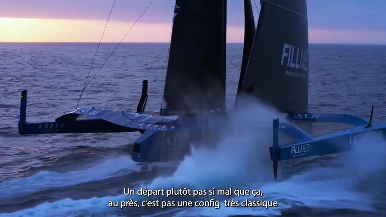 (ENGLISH) A CRASHED FOIL Puts Tri, SVR LAZARTIGUE Out Of Their Jules Verne Round World Speed Attempt