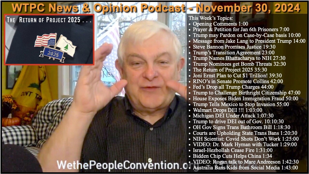 We the People Convention News & Opinion 11-30-24