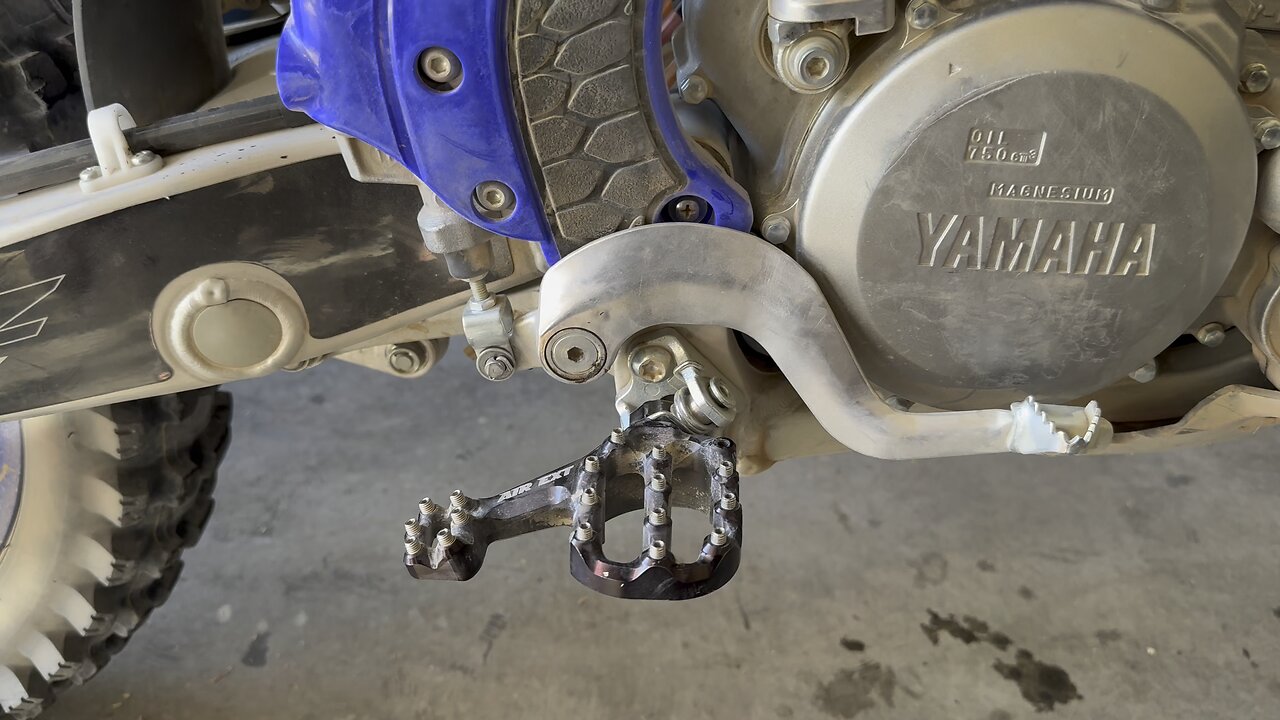 OEM foot peg install on 2022 YZ250x