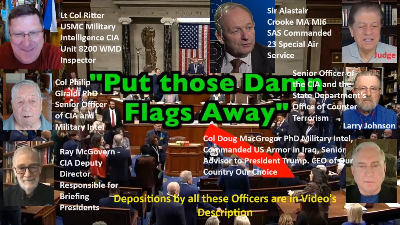 Judge w/ Johnson CIA: Waving Ukrainian Flags on the Floor of Congress is Federal Offense!