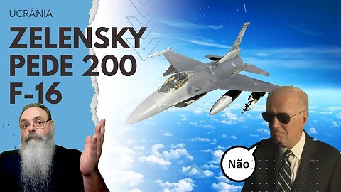UCRÂNIA negocia 200 jatos F-16 com ALIADOS, BIDEN diz "NÃO", mas as NEGOCIAÇÕES estão ACONTECENDO